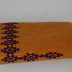 Tapis margoum jaune artisanal