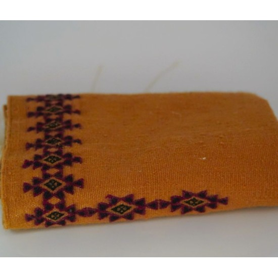 Tapis margoum jaune artisanal