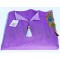 Jebba tunisienne violette en dentelle blanche