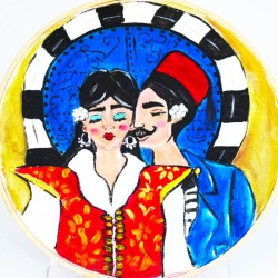 Tableau Tunisien et Tunisienne traditionnels