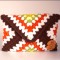Pochette marron pour PC artisanale