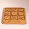 Jeu XO en forme de cœur artisanal