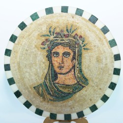 Portrait en mosaïque artisanal