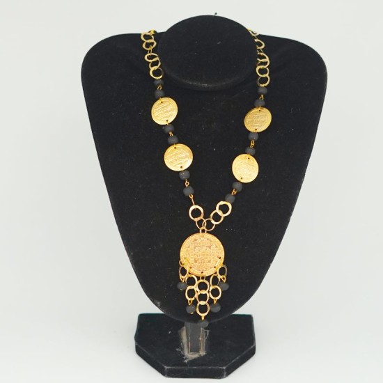 Collier en cuivre doré artisanal