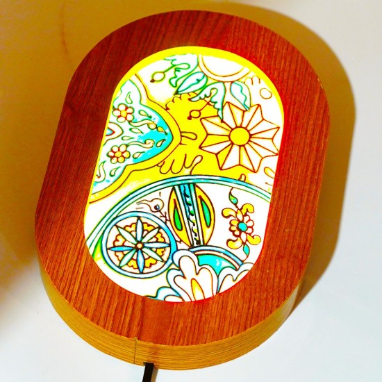 Lampe artisanale décorative