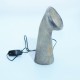 Lampe en poterie artisanale