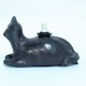 Lampe en poterie artisanale