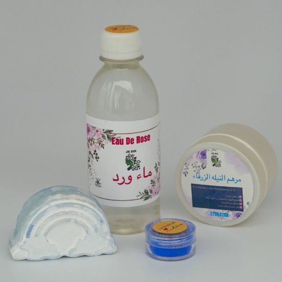 Pack Nila bleue & eau de rose naturelle