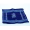 Tapis bleu artisanal