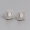 Boucles d'Oreilles Élégance en Argent 925 Serties de Zircons